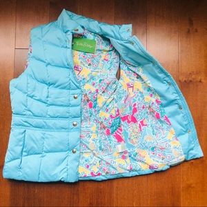 RARE! Lily Pulitzer Shorley Blue Lauren Vest-NWT